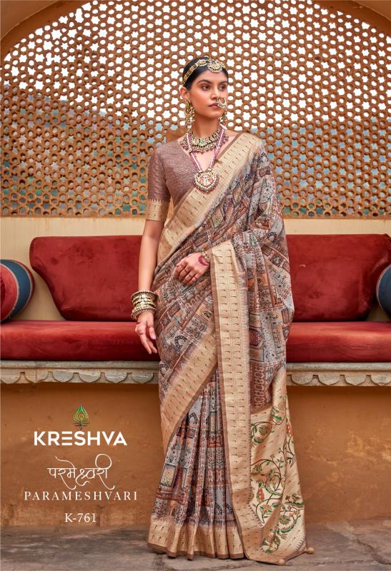 Kreshva Parameshvari silk saree brands in india