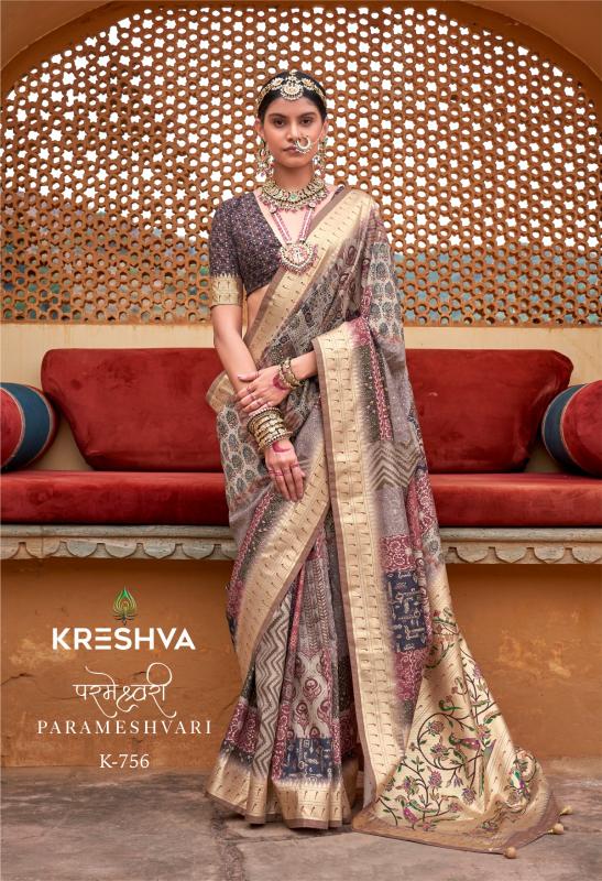 Kreshva Parameshvari silk saree brands in india