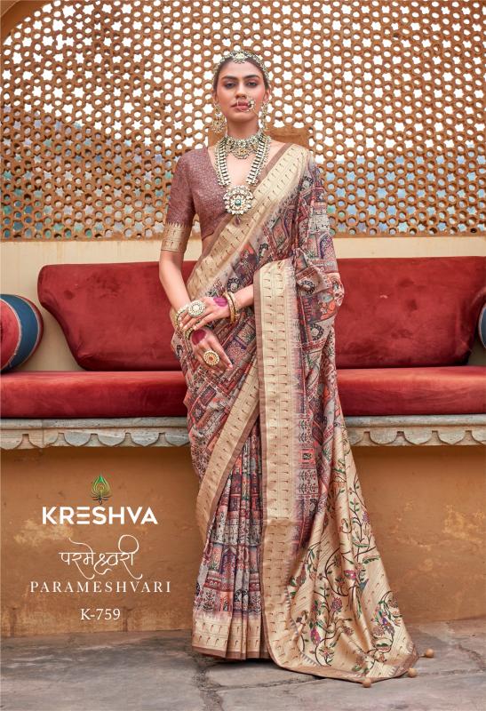 Kreshva Parameshvari silk saree brands in india