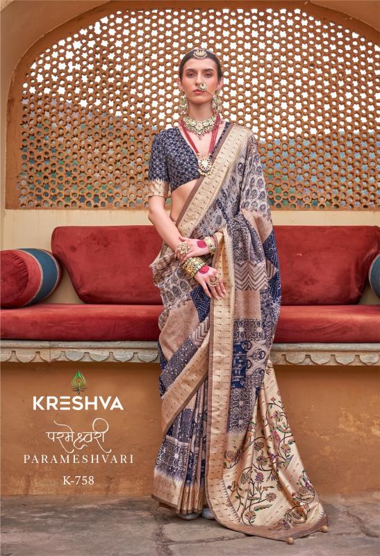 Kreshva Parameshvari silk saree brands in india