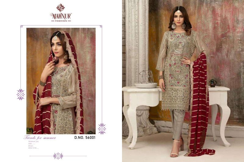 Mahnur Vol 56 Gorgatte Salwar Kameez Wholesale Catalog