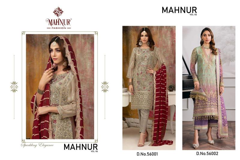 Mahnur Vol 56 Gorgatte Salwar Kameez Wholesale Catalog