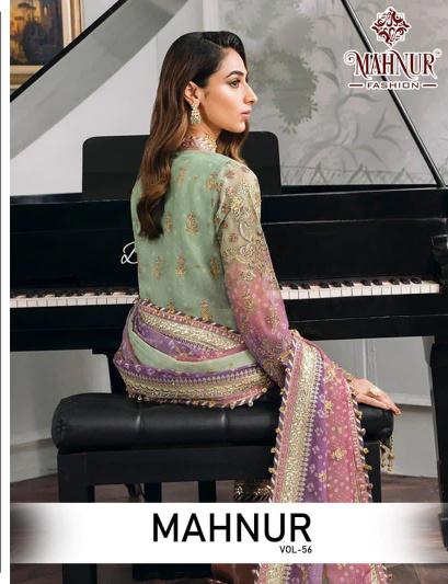 Mahnur Vol 56 Gorgatte Salwar Kameez Wholesale Catalog