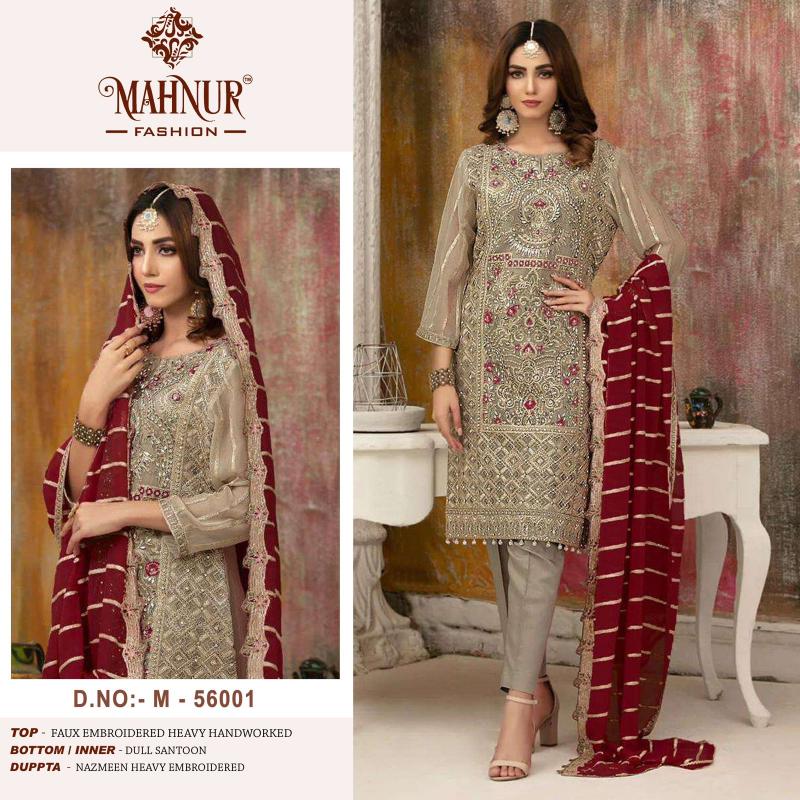 Mahnur Vol 56 Gorgatte Salwar Kameez Wholesale Catalog