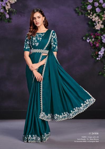 Mahotsav Mohmanthan 24100 Series Riona latest saree pattern india