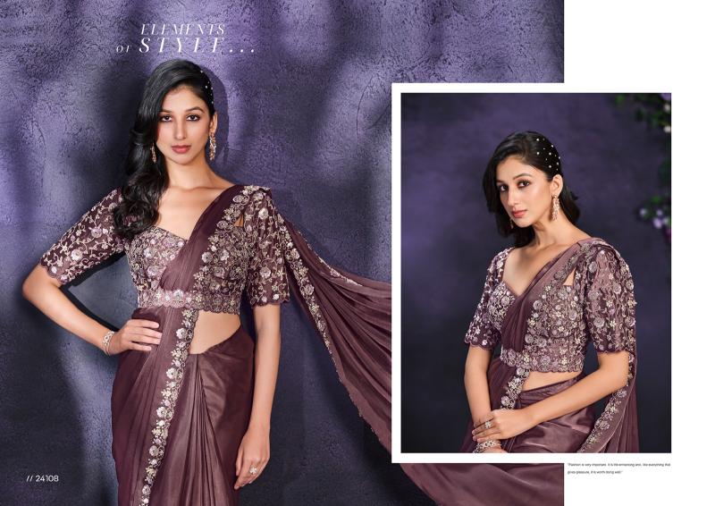 Mahotsav Mohmanthan 24100 Series Riona latest saree pattern india