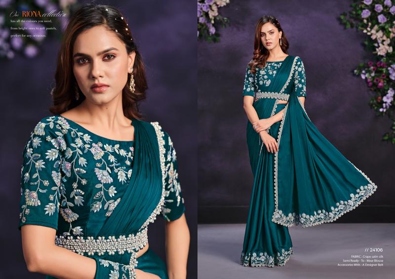 Mahotsav Mohmanthan 24100 Series Riona latest saree pattern india