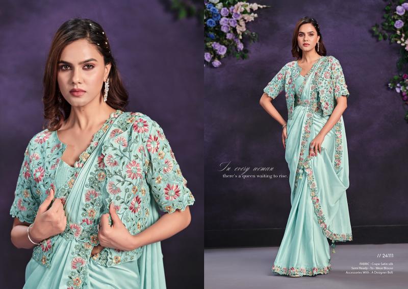 Mahotsav Mohmanthan 24100 Series Riona latest saree pattern india