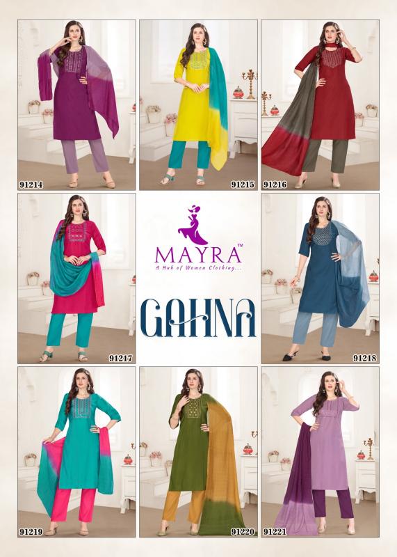 Mayra Gahna baju india kurti