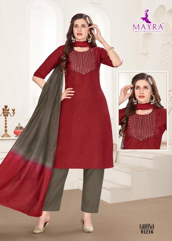 Mayra Gahna baju india kurti
