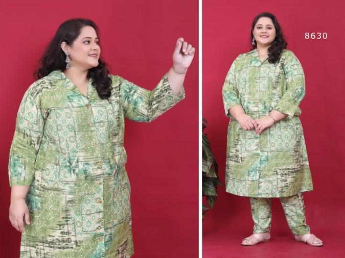 Moksh International Big Size Co Ord Set Vol 1 Rayon Fancy plus size clothing for women