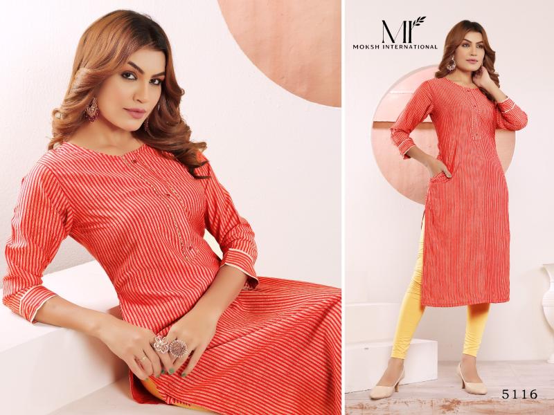 Moksh International Star Vol 2 Premium Viscose Maslin Print Kurti Wholesale Catalog