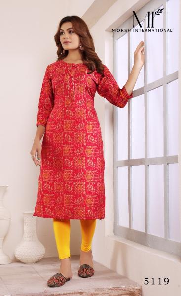 Moksh International Star Vol 3 long straight pakistani kurti online india