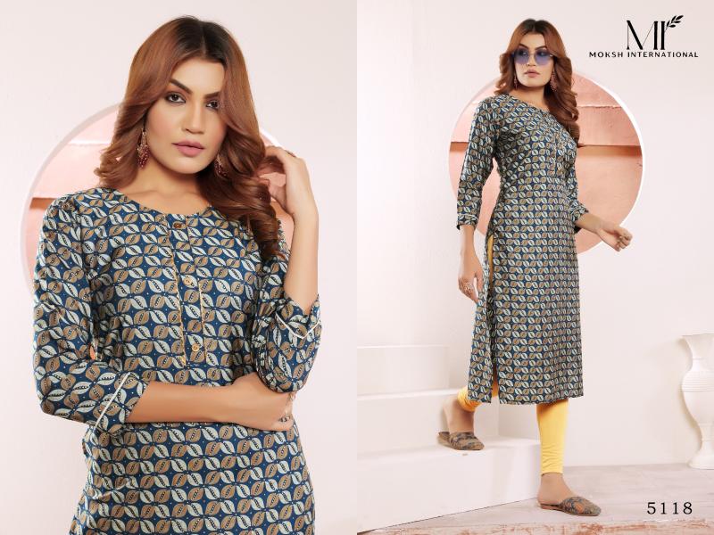 Moksh International Star Vol 3 long straight pakistani kurti online india