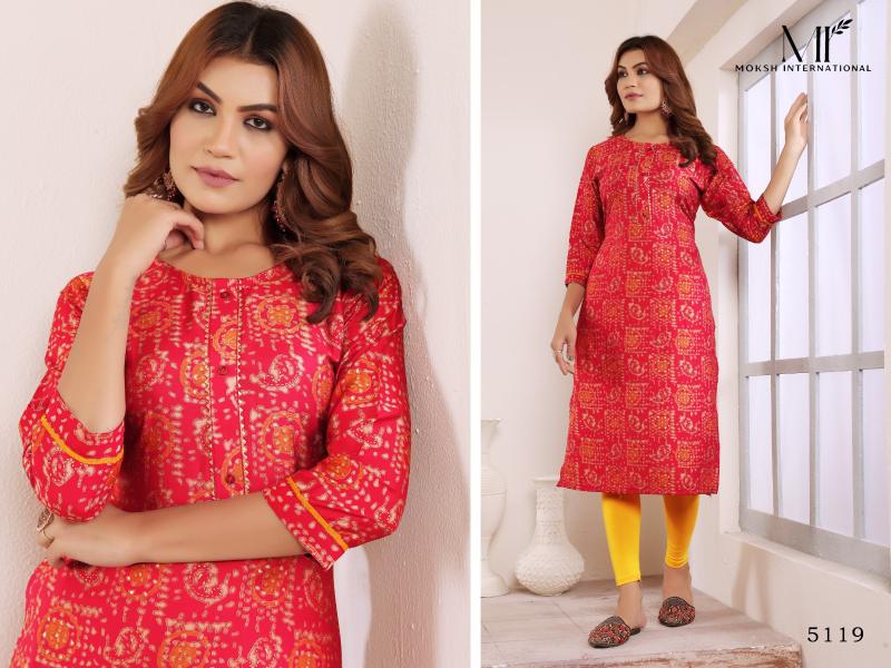 Moksh International Star Vol 3 long straight pakistani kurti online india