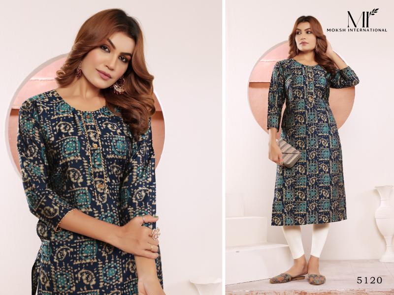 Moksh International Star Vol 3 long straight pakistani kurti online india
