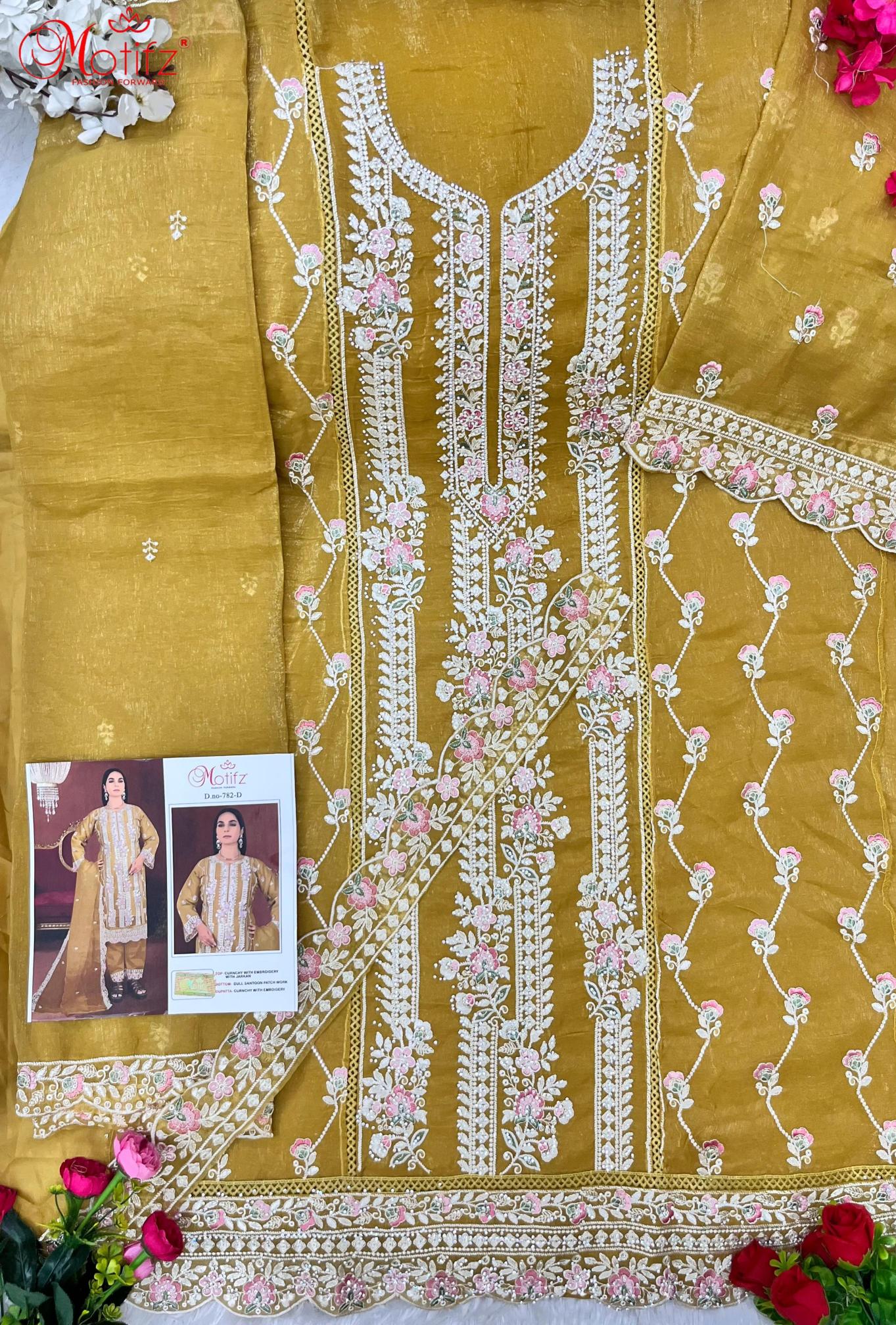 Motifz 782 wholesale pakistani suits buy online