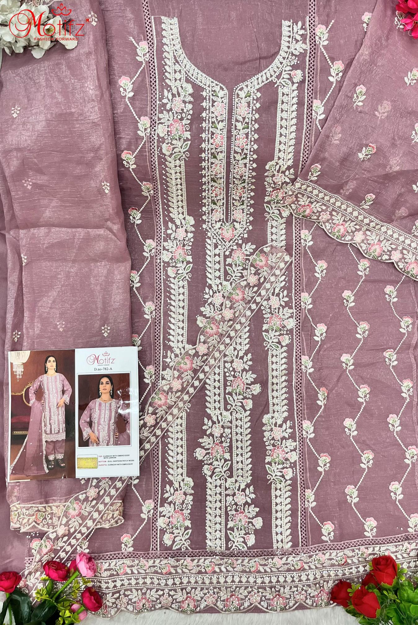 Motifz 782 wholesale pakistani suits buy online