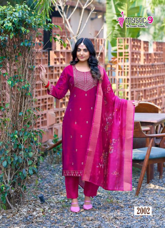 Mystic 9 Fiza Vol 2 Banglore Silk Kurti Wholesale Catalog