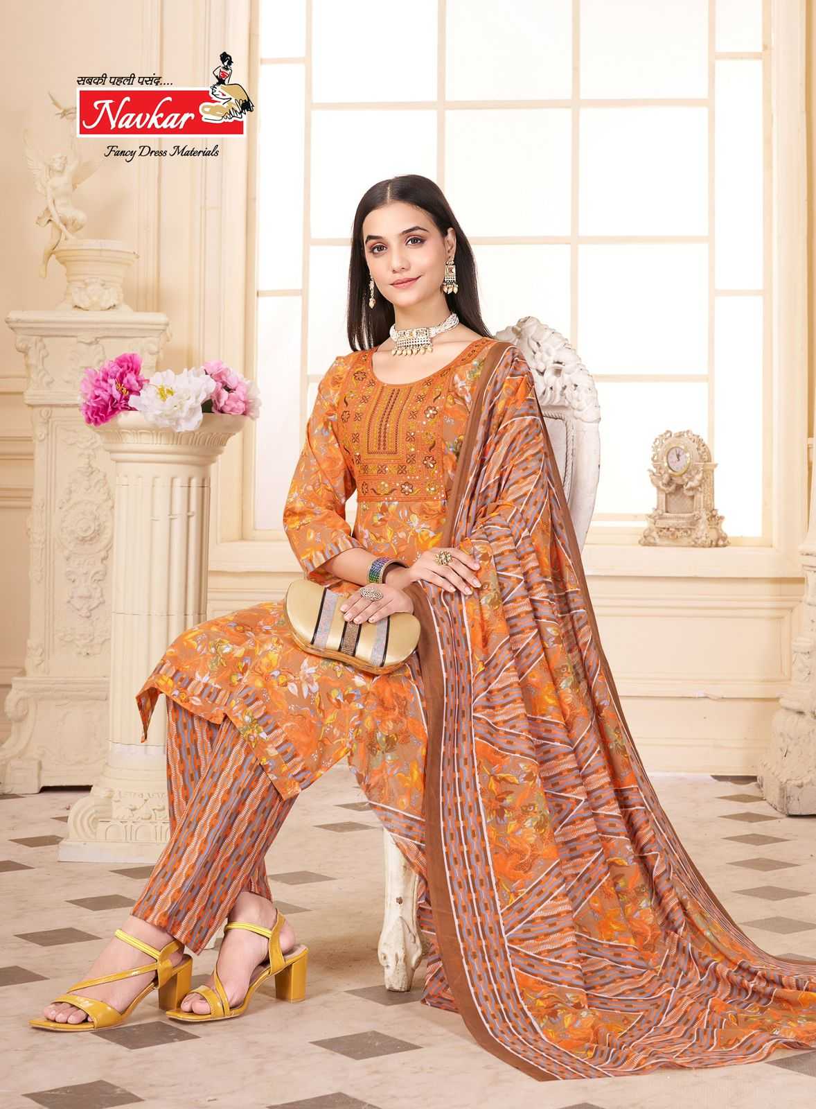 Navkar Suchi Vol 5 women cotton kurtis price in india