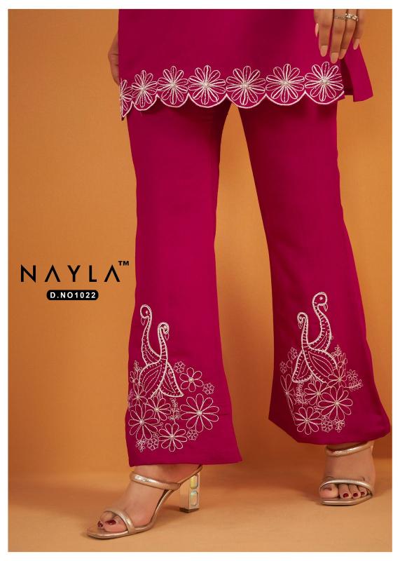 Nayla Amaze Viscose silk Co Ord Set Wholesale Catalog
