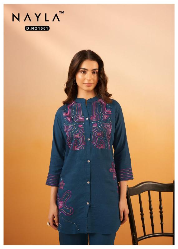Nayla Amaze Viscose silk Co Ord Set Wholesale Catalog