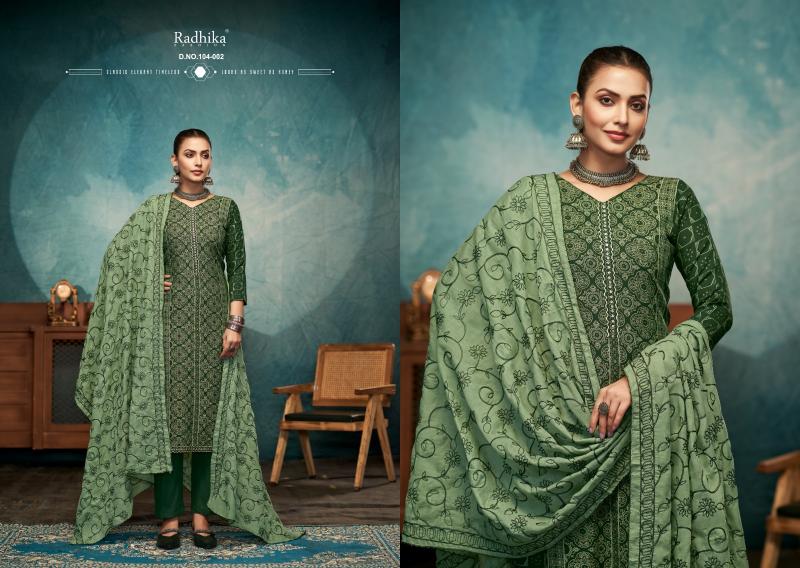 Radhika Azara Black Berry Vol 15 wholesale dress material description