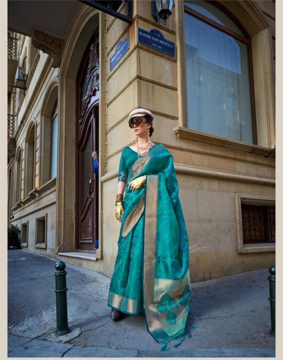 Rajtex Kalki Organza Weaving evolution of handloom sarees in india