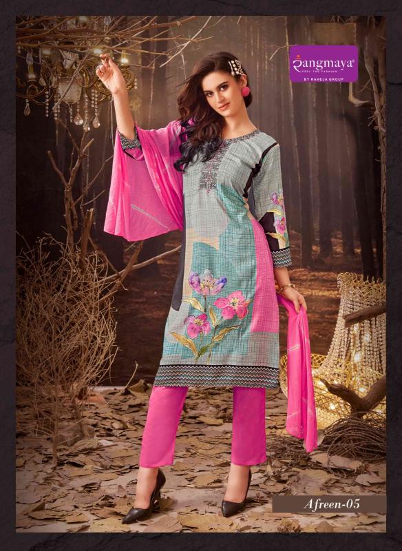 Rangmaya Afreen Digital Rayon Kurti Wholesale catalog 