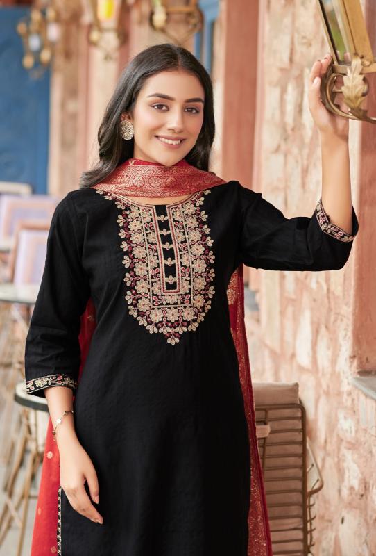 Rangmaya Banarasi banarasi kurti almond pattern in india