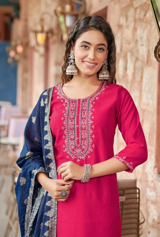 Rangmaya Banarasi banarasi kurti almond pattern in india