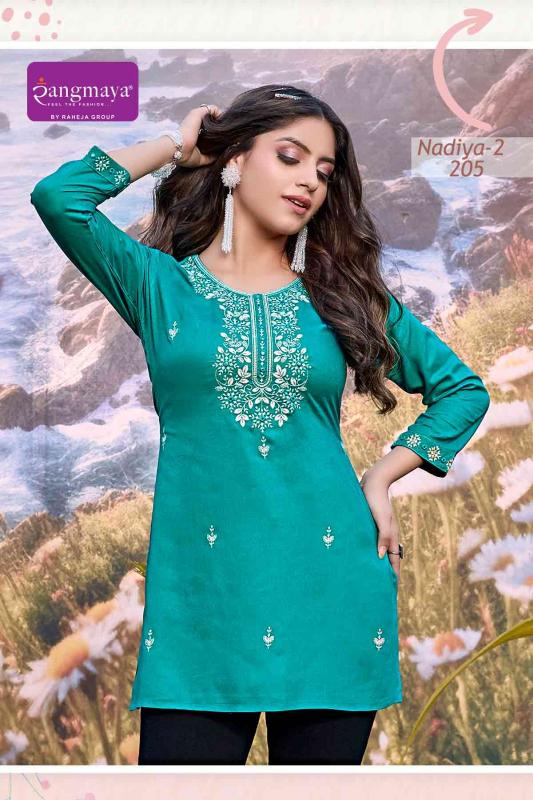 Rangmaya Nadiya Vol 2 best Short Kurti brands in india quora