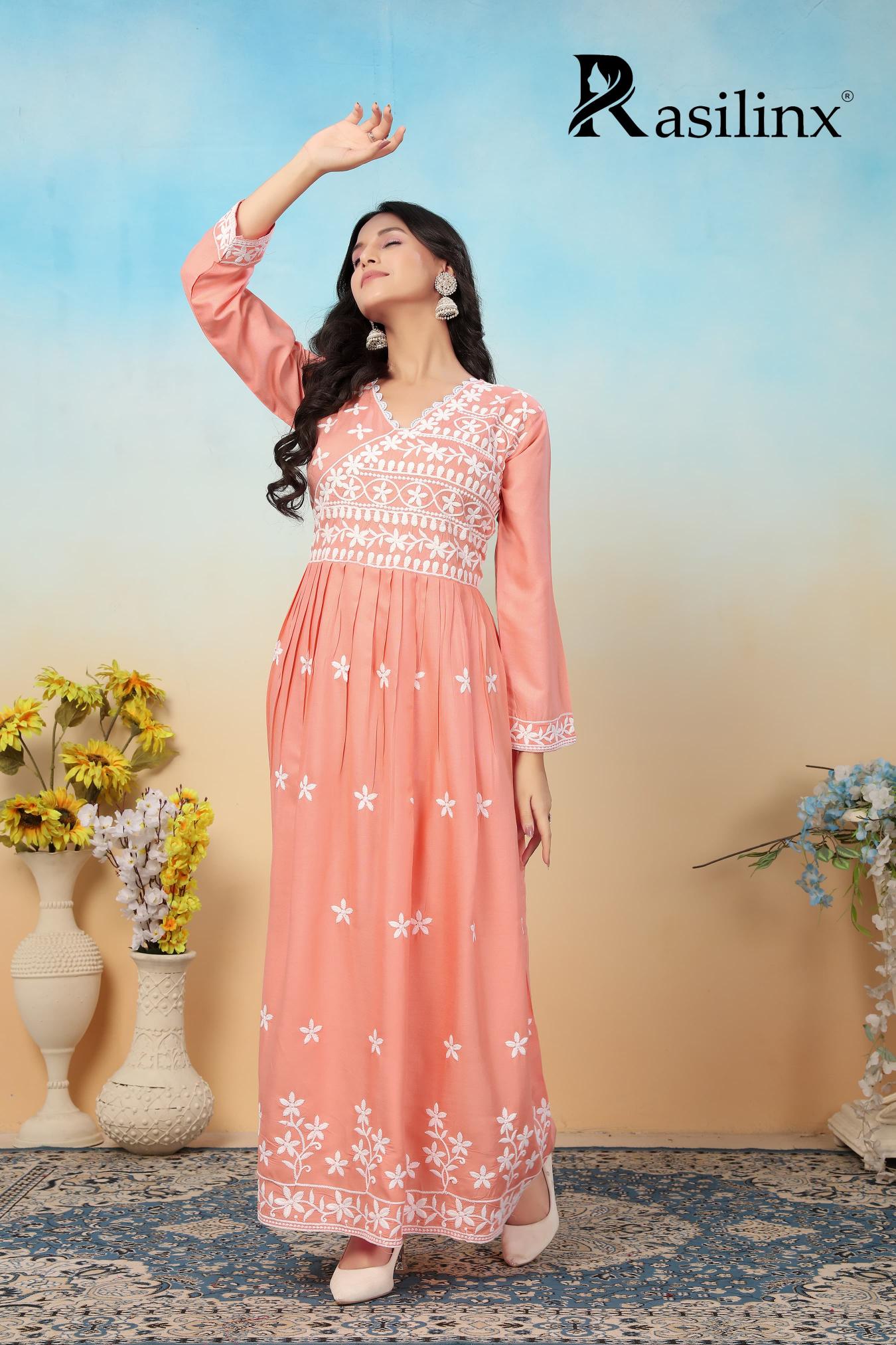 Rasili Nx Sui Dhaga Vol 4 chikankari kurti sheer online india