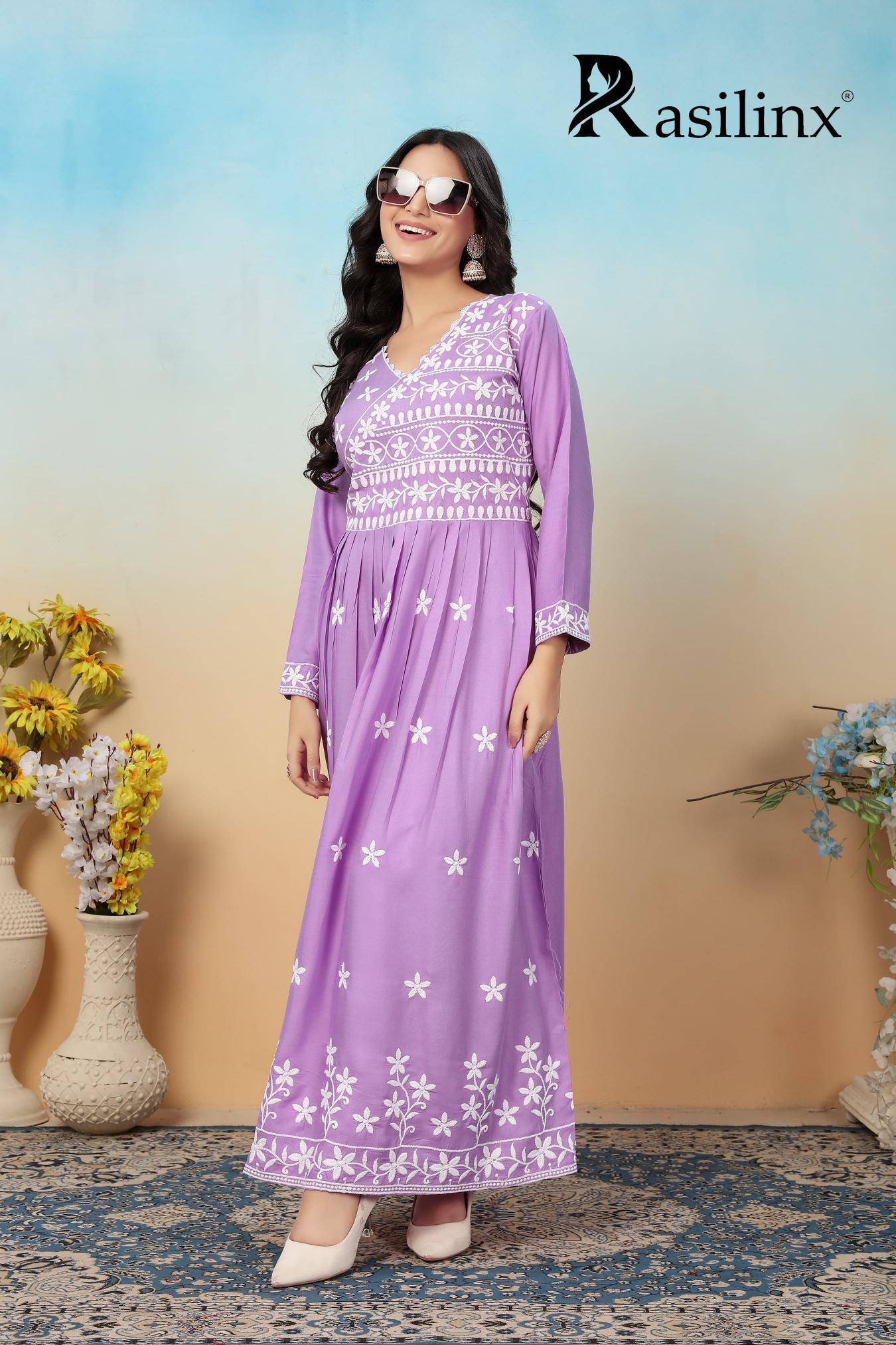 Rasili Nx Sui Dhaga Vol 4 chikankari kurti sheer online india