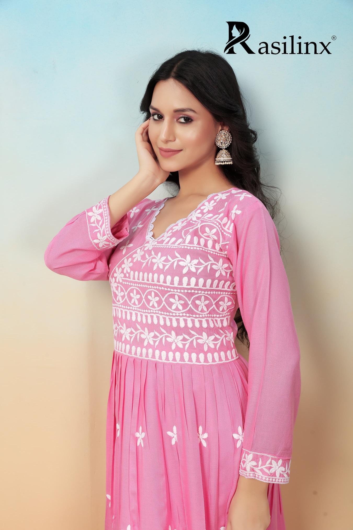 Rasili Nx Sui Dhaga Vol 4 chikankari kurti sheer online india