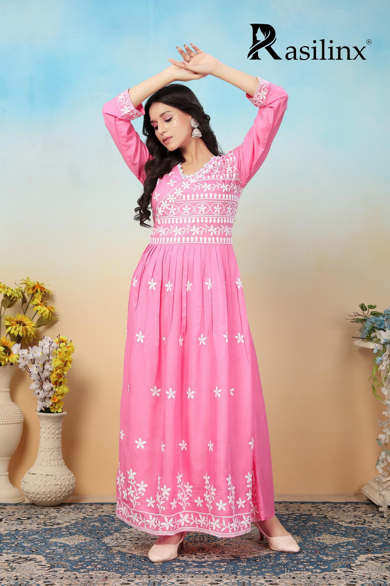 Rasili Nx Sui Dhaga Vol 4 chikankari kurti sheer online india