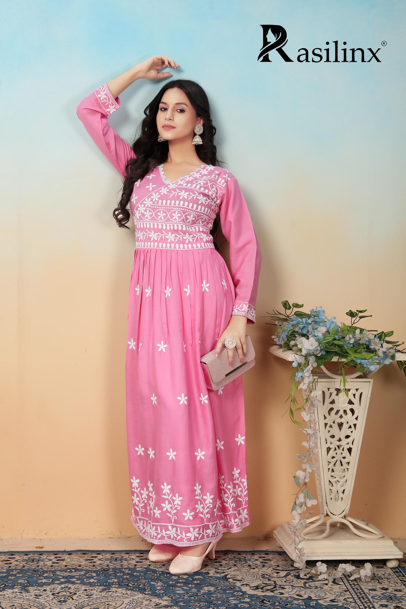 Rasili Nx Sui Dhaga Vol 4 chikankari kurti sheer online india