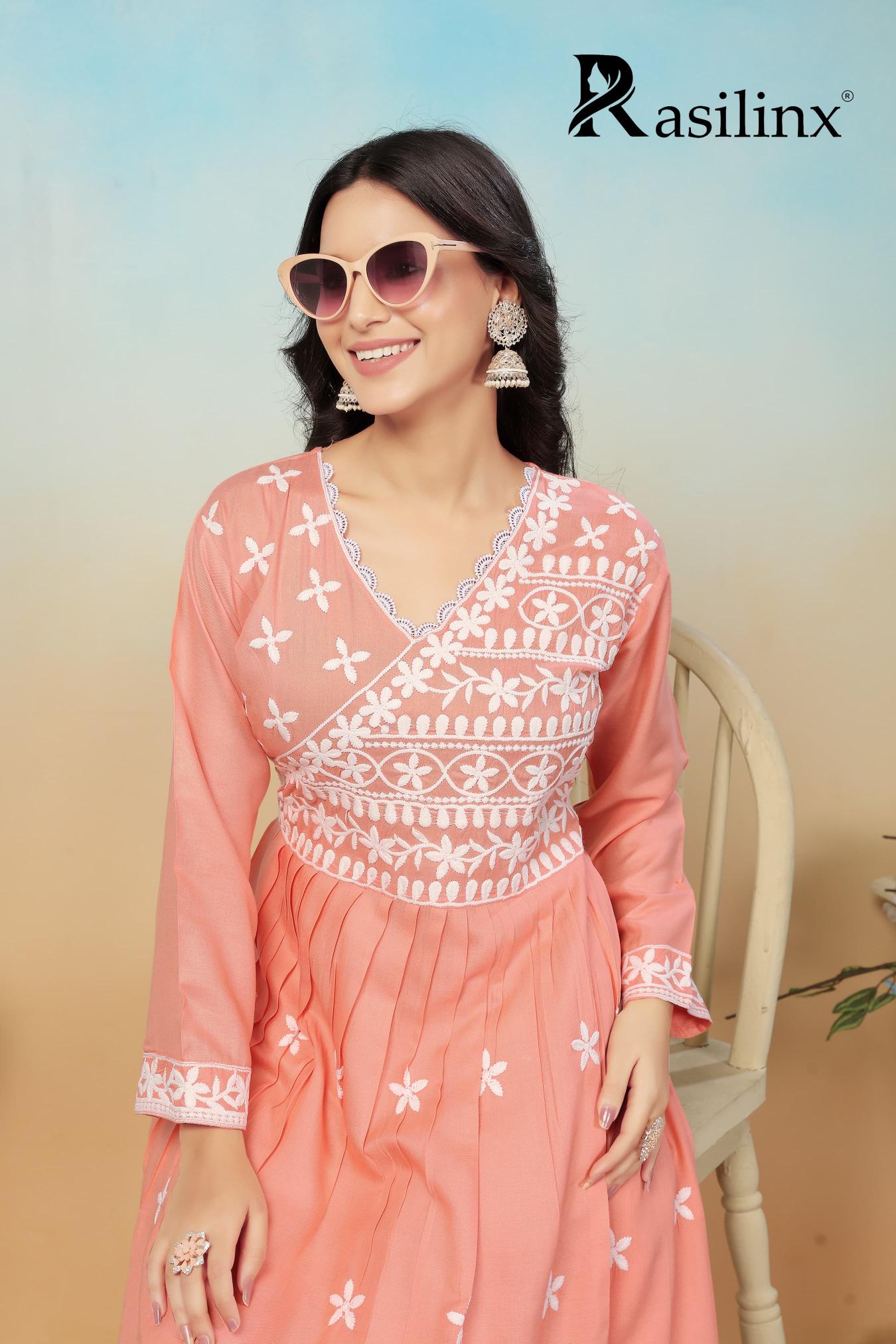 Rasili Nx Sui Dhaga Vol 4 chikankari kurti sheer online india