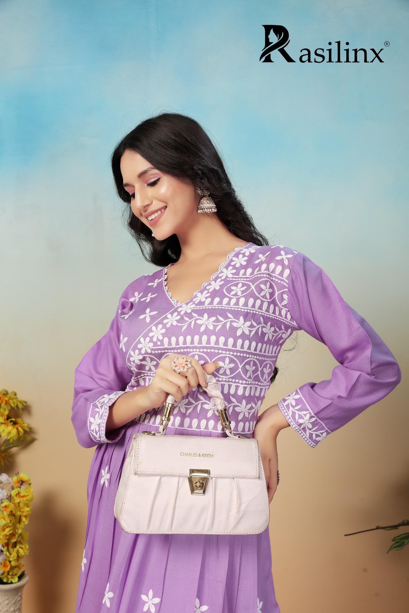 Rasili Nx Sui Dhaga Vol 4 chikankari kurti sheer online india