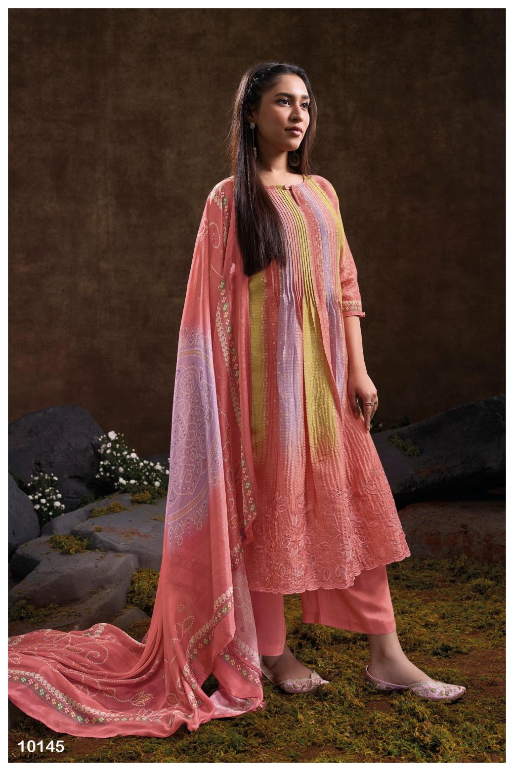 Reyna Lailaa Pure Vintage Silk Salwar Kameez Wholeslae Catalog
