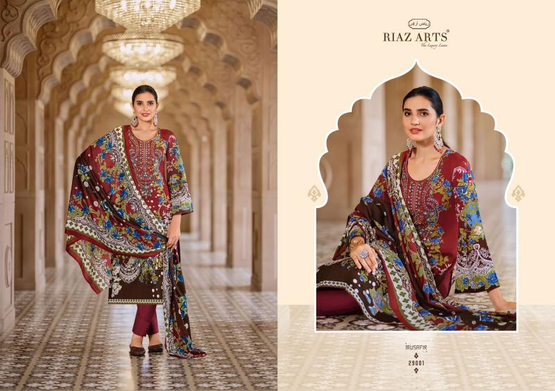 Riaz Arts Musafir Vol 18 Lawn Digital Printed Dress Material Wholesale Catalog