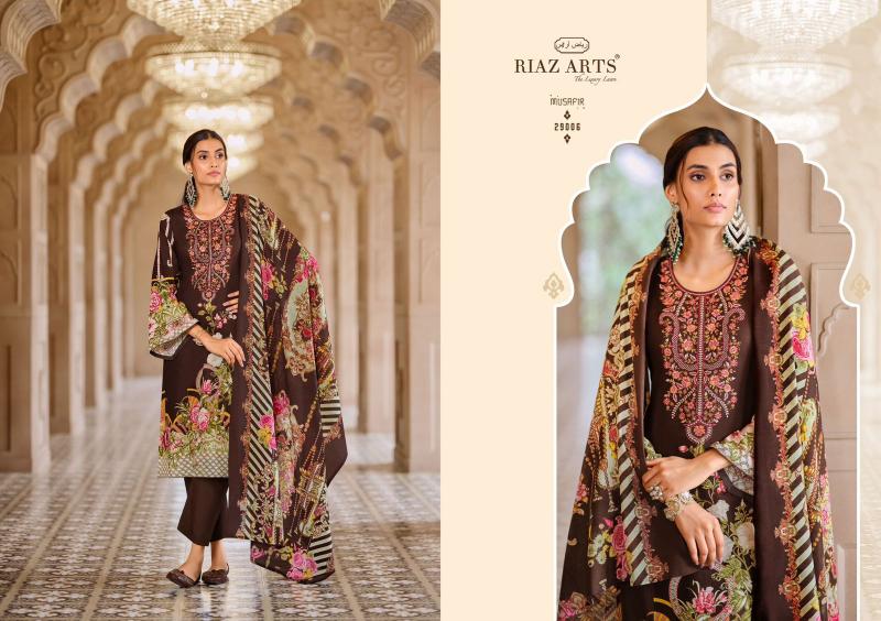 Riaz Arts Musafir Vol 18 Lawn Digital Printed Dress Material Wholesale Catalog