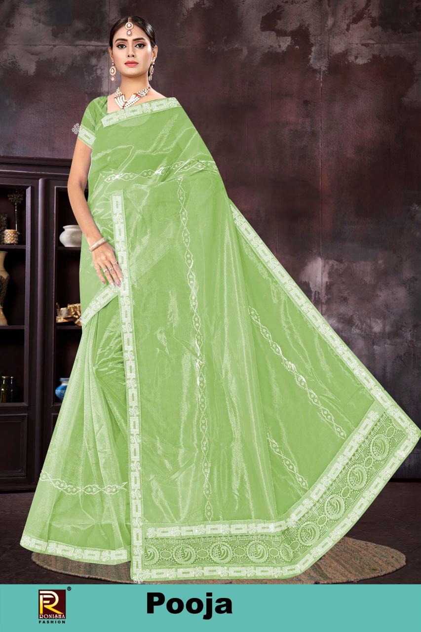 Ronisha Pooja bazaar sarees india