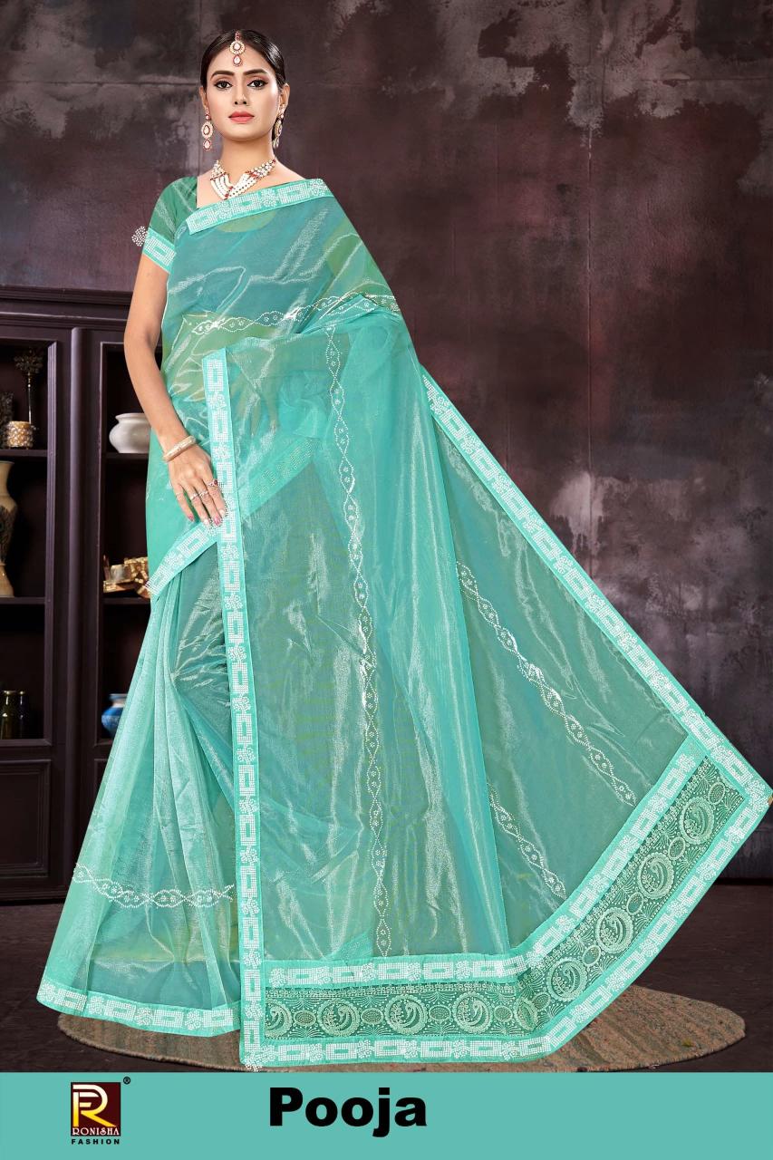 Ronisha Pooja bazaar sarees india