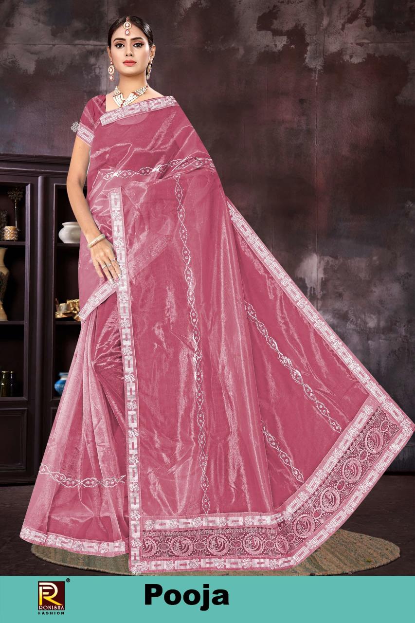 Ronisha Pooja bazaar sarees india