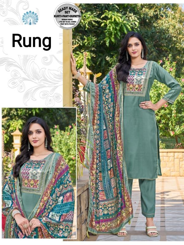 Rung Fab roman silk pakistani kurtis in india
