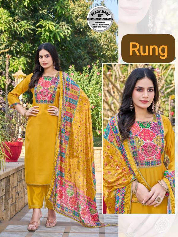 Rung Fab roman silk pakistani kurtis in india