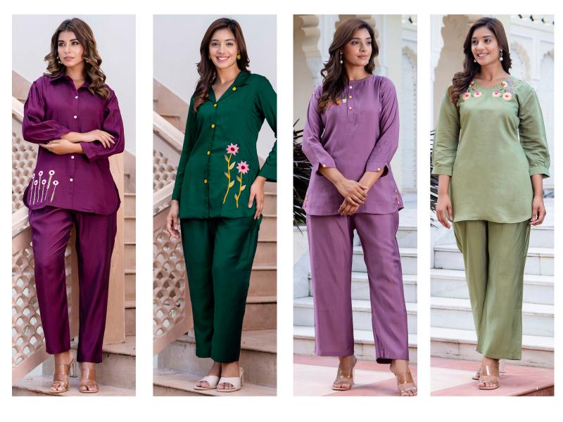 Sabell Vasunki Roman Silk Co Ord Set Wholesale Catalog