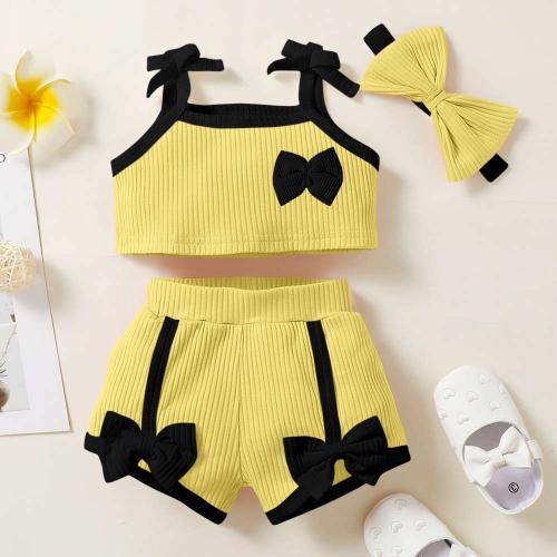 Sabella Ak Bow Top With Short Poly Spendex Girls Wear Wholesale Catalog