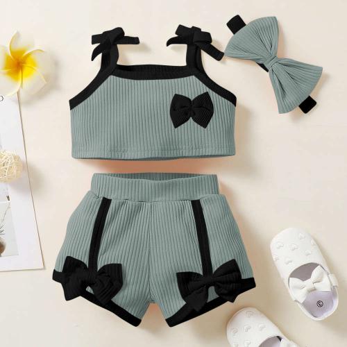 Sabella Ak Bow Top With Short Poly Spendex Girls Wear Wholesale Catalog